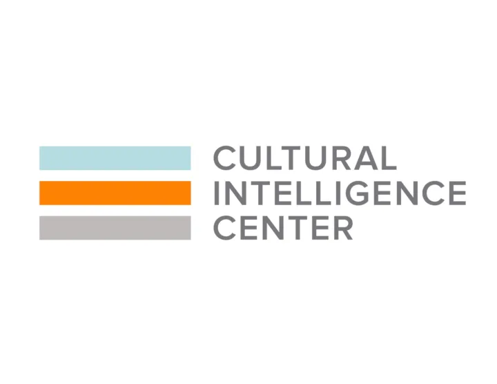 Cultural Intelligence Center logo featuring horizontal colored bars and the text "CULTURAL INTELLIGENCE CENTER.