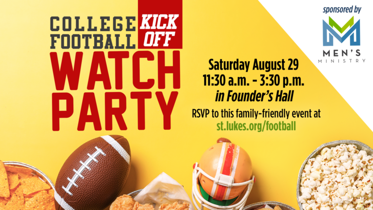 Men’s Ministry College Football Kick-Off Watch Party