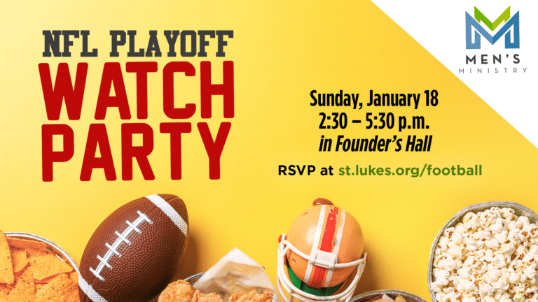 Men’s Ministry NFL Playoff Watch Party