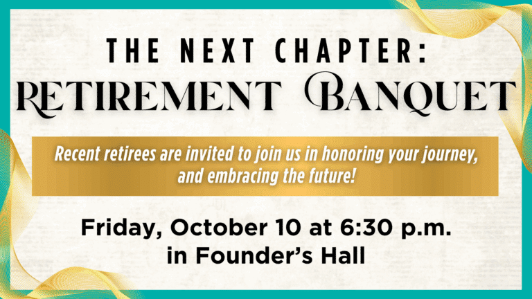 The Next Chapter: Retirement Banquet