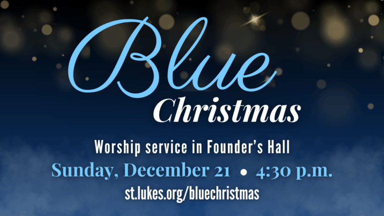 Blue Christmas Worship Service