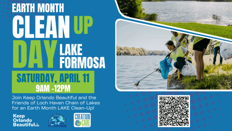 Missions -Earth Month Clean Up Day at Lake Formosa
