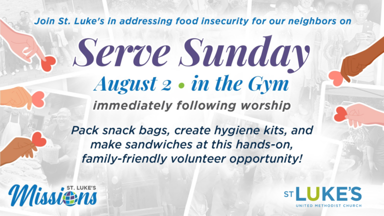Serve Sunday