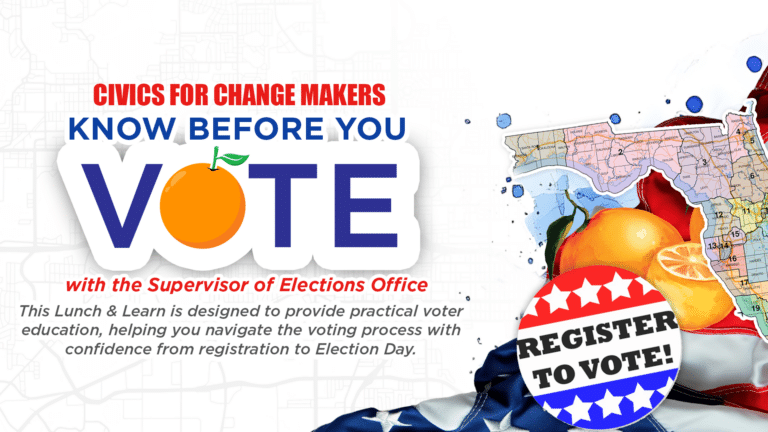 Know Before You Vote: Civics for Change Makers Lunch & Learn